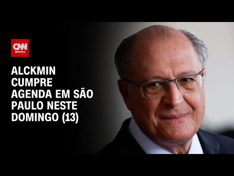 ​Geraldo Alckmin participa de inauguração de obra em São Paulo | AGORA CNN