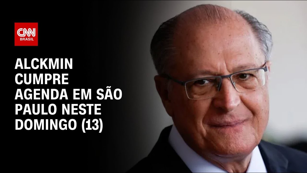 Geraldo Alckmin participa de inauguração de obra em São Paulo | AGORA CNN