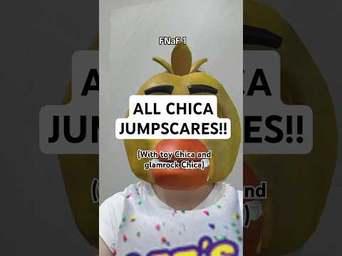 ALL CHICA JUMPSCARES (again) #fnaf #fivenightsatfreddys #chica #fnaf #trend #filter #fyp #shorts