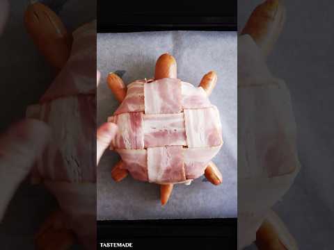 【出荷待ち】この子、食べられる運命です🐢 #shorts #ハンバーグ #お弁当 #創作 #亀 #food