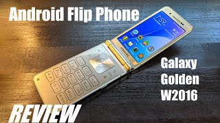 Vido-Test : Using a Smart Flip Phone in 2023 - Samsung Galaxy Golden W2016 Review - Better than Galaxy Folder?