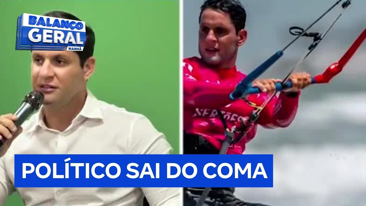 Ex-deputado federal sai do coma após sofrer acidente de kitesurf