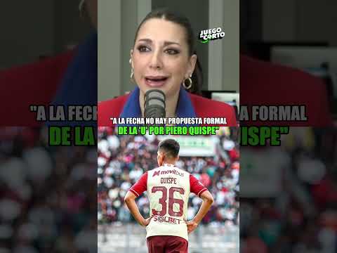 "NO HAY OFERTA FORMAL DE UNIVERSITARIO POR PIERO QUISPE": JONATHAN CORDOBA | Juego en Corto