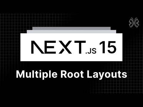 Next.js 15 Tutorial - 16 - Multiple Root Layouts