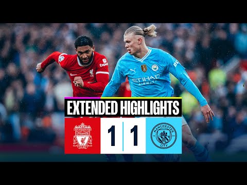Liverpool 1 - 1 Man City | EXTENDED HIGHLIGHTS | Points shared in Pep and Klopp's final PL meeting!