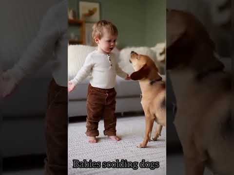 What Happens When Babies SCOLD Dogs part 2