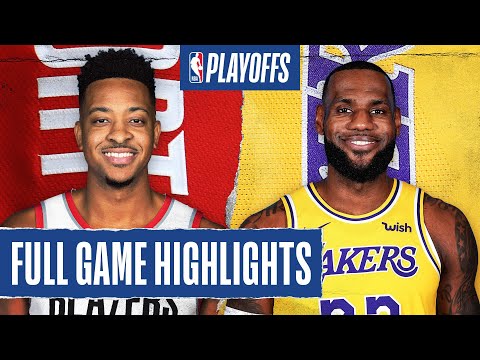 TRAIL BLAZERS at LAKERS | FULL GAME HIGHLIGHTS | August 29, 2020