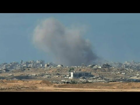 Plumes of smoke rise over northern Gaza Strip amid talks on Trump Gaza plan | AFP