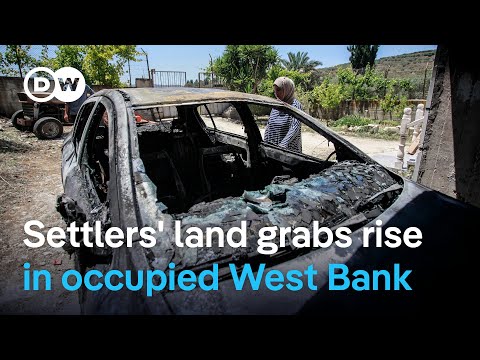 Israel makes record land seizures in occupied West Bank | DW News