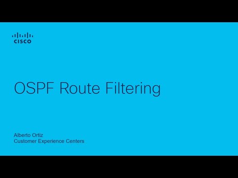 OSPF Route Filtering