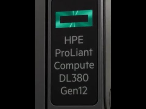 HPE ProLiant Compute DL380 Gen12 Product Animation