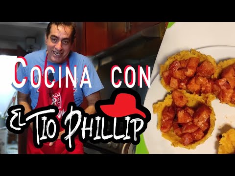 Cocina con el Tío Phillip. Mientras hago algo en la cocina, les comento lo último del espectáculo.