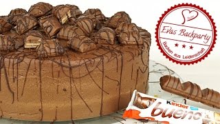 Kinder - Bueno - Torte / Schokoladennusstorte / Kindergeburtstag / von EvasBackparty