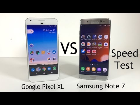 Google Pixel XL vs Samsung Galaxy Note 7 - Speed Test - UCf_67twWOb9eYH-HX562r6A