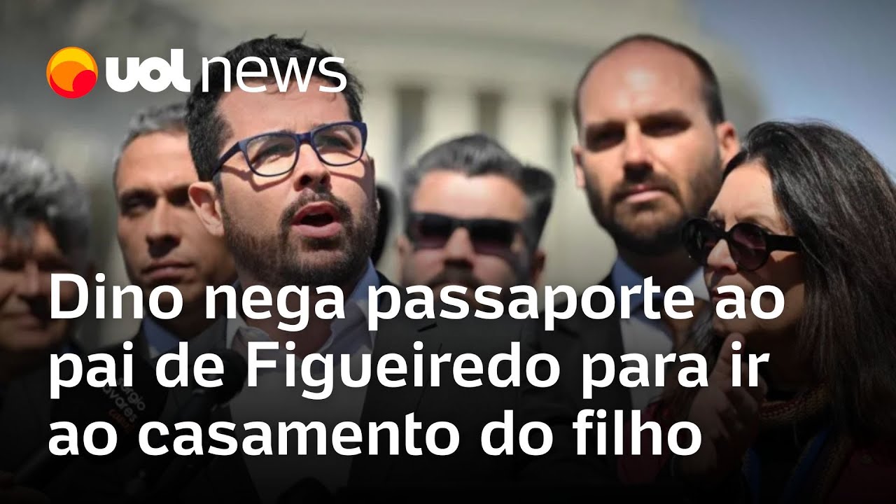 Dino nega passaporte para o pai de Paulo Figueiredo ir aos EUA participar do casamento do filho