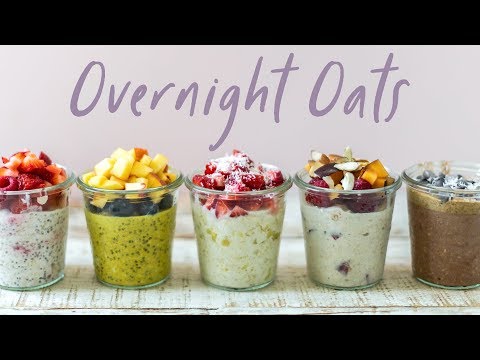 OVERNIGHT OATS 5 Ways (NEW) Back to School - UCwsa-MpLNx4pnsM1PiQwhyQ