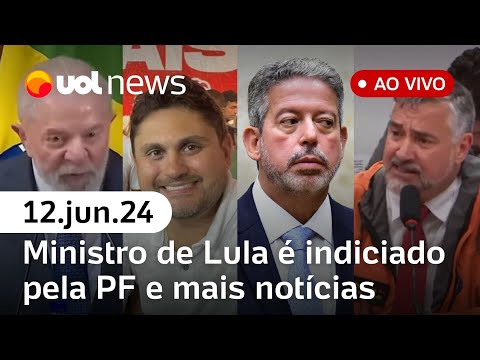 UOL News 1ª Edição com Fabíola Cidral, Josias, Tales e Glauber Braga | PROGRAMA COMPLETO | 12/06/24