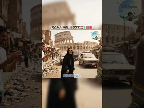 Roma 2035 🇲🇦🇮🇹🇪🇬 #ia #baby #roma #italy #explore