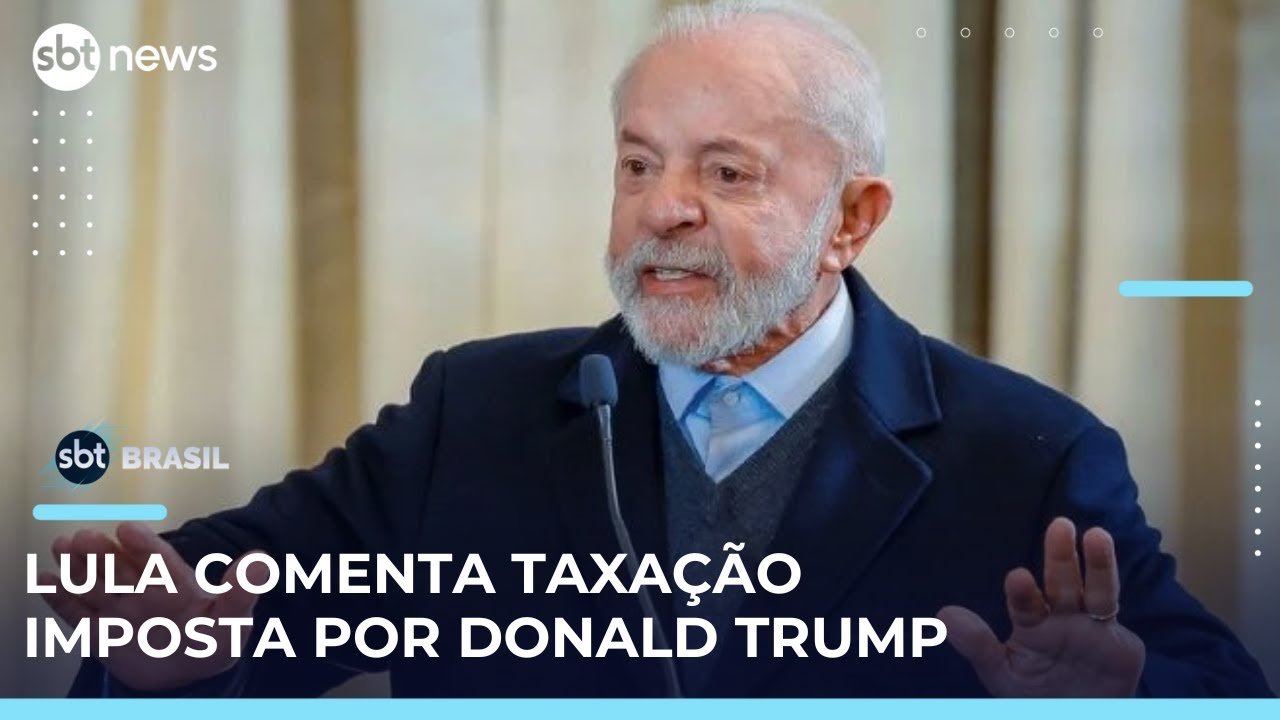 Lula reage à tarifa de Trump e diz que Brasil responderá com reciprocidade | SBTBrasil