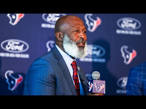 Lovie Smith's First Press Conference as Head Coach | Houston Texans video clip