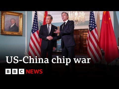 US-China chip war: China foreign minister visits Washington for talks - BBC News