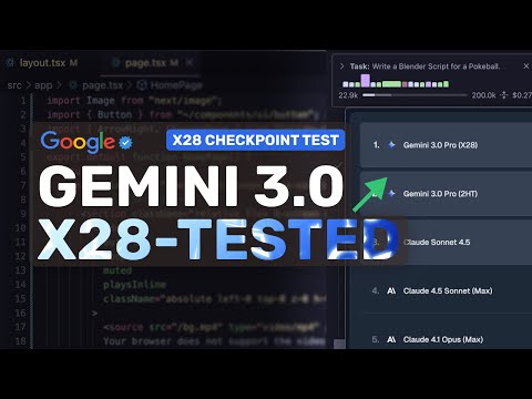 Gemini 3.0 (X58 New Checkpoint TESTED): Google launched a new Checkpoint for Gemini 3 & I TESTED IT!