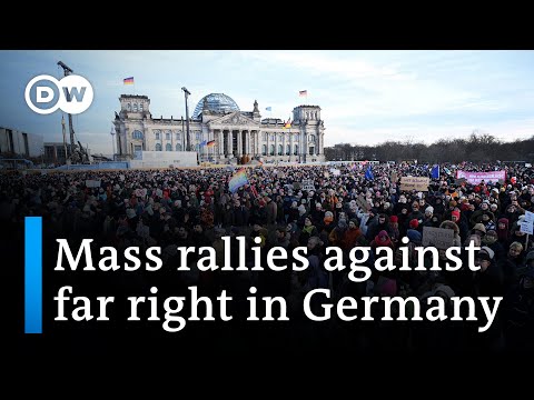 Huge demonstrations across Germany against the far right | DW News