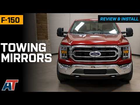 2021-2026 F-150 Powered Heated Manual Fold Towing Mirrors Review & install
