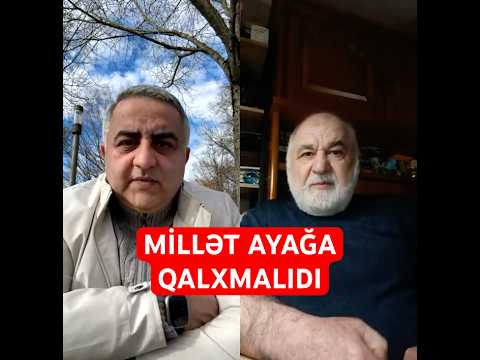 Millət ayağa qalxmalıdır