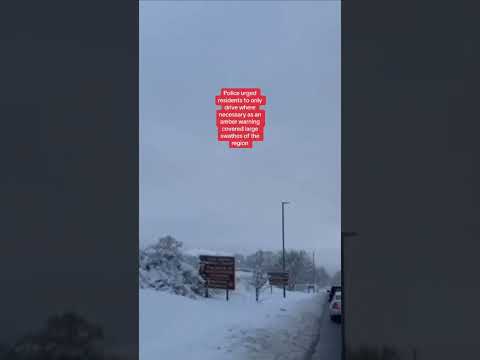 Cumbria Police has declared a 'major incident' because of heavy snowfall on the county's roads