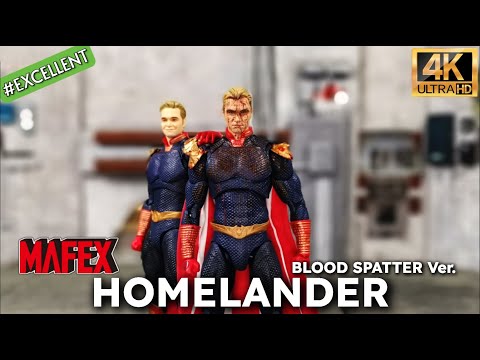 MAFEX Homelander BLOOD SPATTER Ver 1/12 action figure Unboxing REVIEW #mafex #theboys #homelander