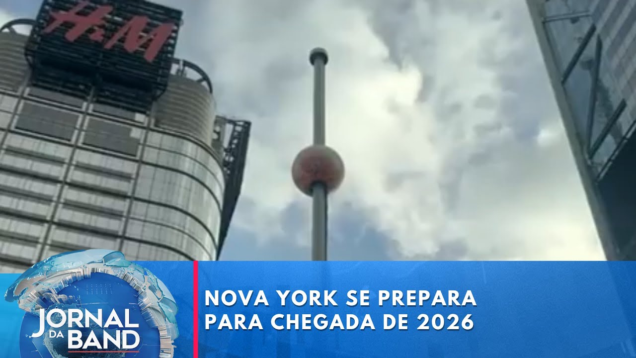 Nova York se prepara para chegada de 2026 | Jornal da Band