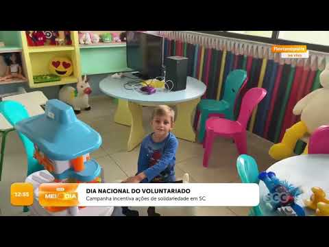 Dia Nacional do Voluntariado incentiva ações de solidariedade em SC | Cotidiano | SCC Meio-Dia