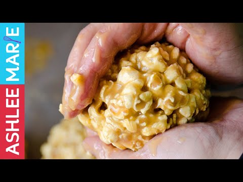 Caramel Popcorn - two ways loose or as balls