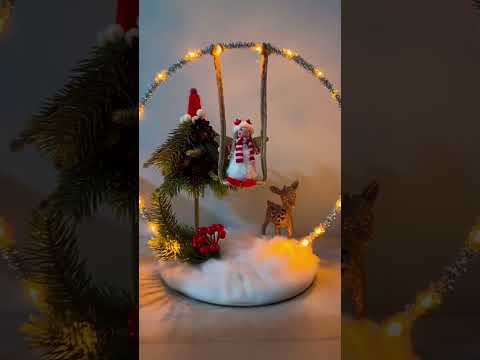 Рождественская поделка #новогодниеподелки #зимниеподелки #идеиподелоквсадик