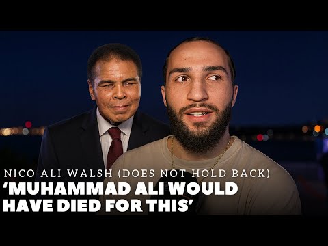 ‘IT’S SAD TO SEE, MY GRANDFATHER WAS READY TO DIE FOR THIS’ (Muhammad Ali Grandson) NICO ALI WALSH
