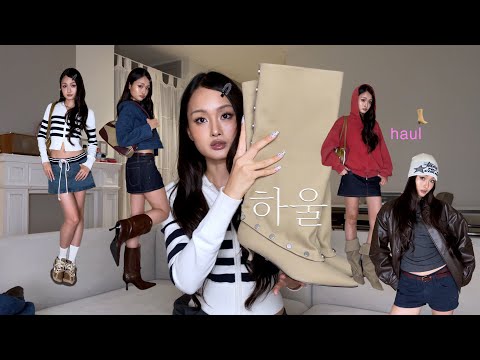 (eng)fashion haul💸최근 구매한 패션템 하울 | 부츠중독・홍콩쇼핑・아우터운동화추천