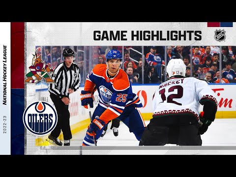Coyotes @ Oilers 3/22 | NHL Highlights 2023