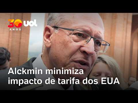 'Com alíquota igual para todos nos EUA, Brasil não perde competitividade', diz Alckmin