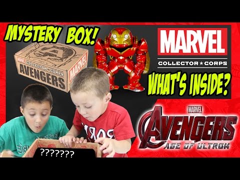 Mystery Marvel Collector Corps Unboxing w/ FGTEEV KIDS (Avengers Age of Ultron April 2015 Box) FUNKO - UCC-RHF_77zQdKcA75hr5oTQ