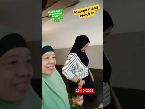 Alhamdulillah.......sudah sampai bandara Jakarta✈️🛫🤲🏼 #suci Widiyanti 7104#25-10-2025