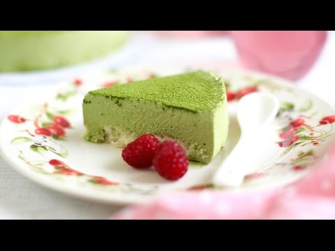 NOBAKE MATCHA CHEESECAKE recipe -  Cách làm bánh CHEESECAKE TRÀ XANH không nướng