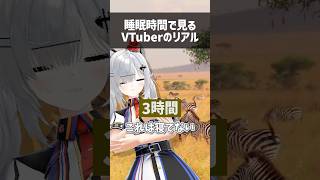 睡眠時間で見るVTuberのリアル
