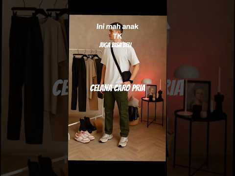 Celana cargo laki laki #celanacargo #celanapanjang