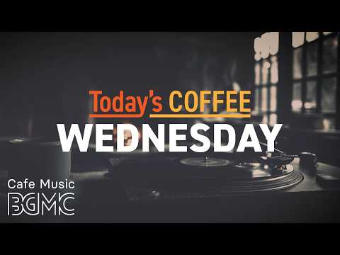 Today's COFFEE WEDNESDAY: 4K Vinyl Cafe Music ☕ Smooth Jazz for Calm Focus