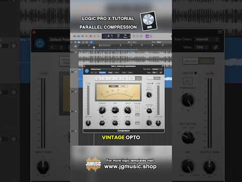 How To Apply Parallel Compression In Logic Pro X Tutorial #logicprox #logicpro #musicproduction