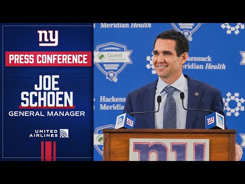 GM Joe Schoen Introductory Press Conference | New York Giants video clip