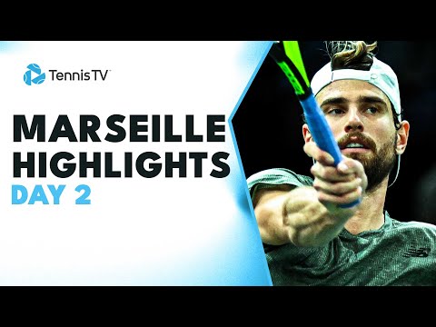 Gasquet Battles Lokoli; Cressy & Huesler In Action | Marseille 2023 Day 2 Highilghts