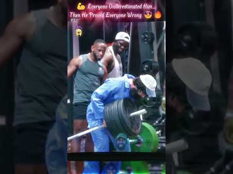 Elite Powerlifter Pretends to Be a Cleaner...Then Shocks Everyone 😳💪 Funny Gym Diary