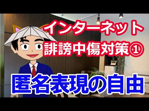 【第32回】インターネット誹謗中傷対策①匿名表現の自由【Vtuber議員マツモトトキヒロ】